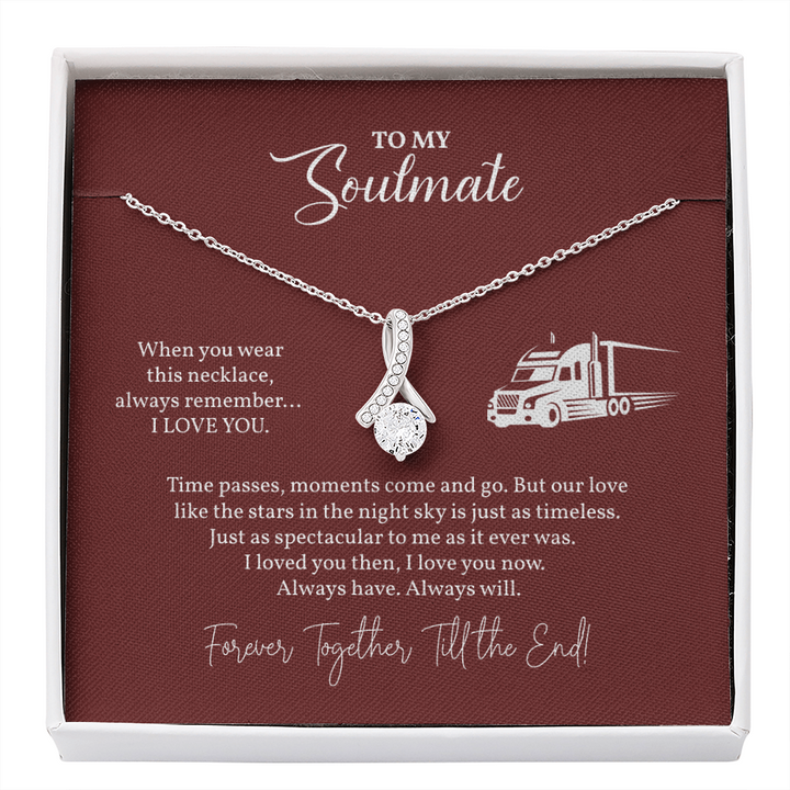 To My Soulmate Necklace, Jewelry For Soulmate Gift Ideas, Cuban Necklace  With Gift Box And Personalized Message Card SC711 - PhuKienSoMot Store in  2023 | Cuban link chain necklaces, Exquisite necklace, Chain link necklace
